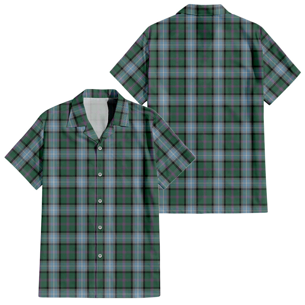 Alexander of Menstry Hunting Tartan Short Sleeve Button Down Shirt - Tartanvibesclothing