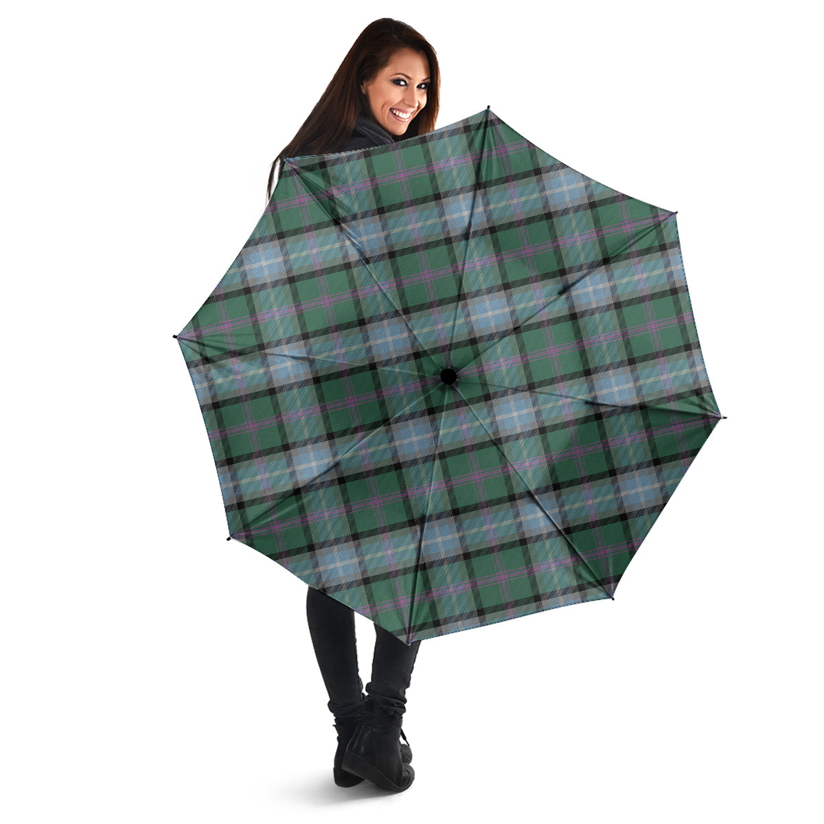 Alexander of Menstry Hunting Tartan Umbrella - Tartanvibesclothing