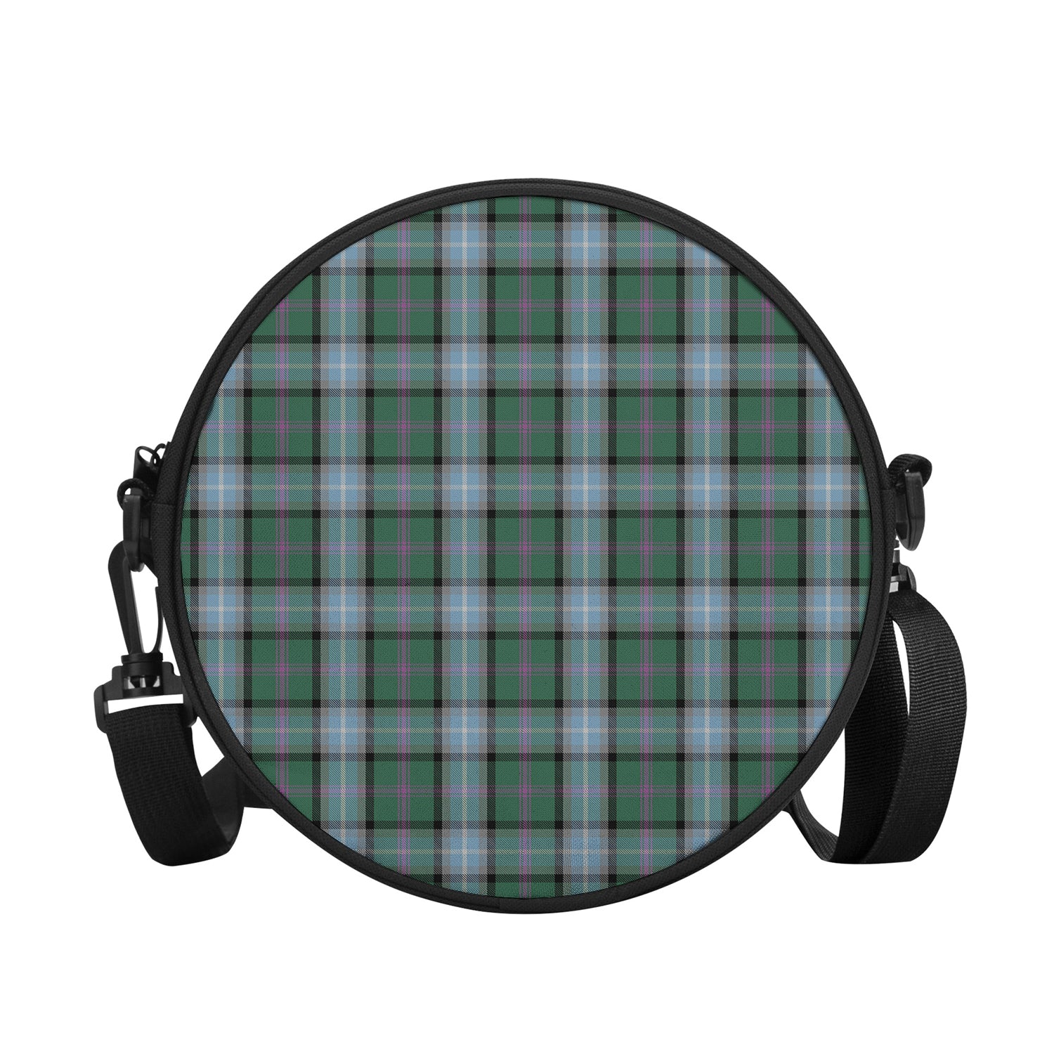 Alexander of Menstry Hunting Tartan Round Satchel Bags - Tartanvibesclothing