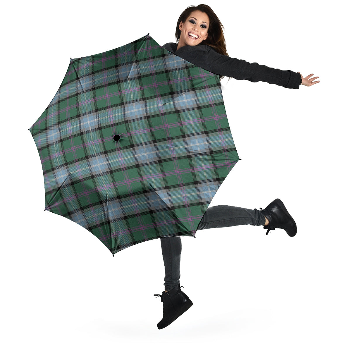 Alexander of Menstry Hunting Tartan Umbrella - Tartanvibesclothing