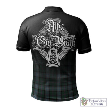 Alexander of Menstry Hunting Tartan Polo Shirt Featuring Alba Gu Brath Family Crest Celtic Inspired