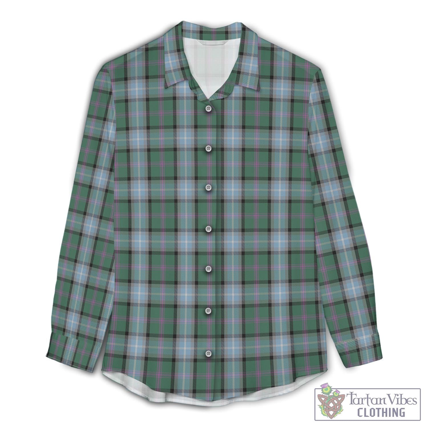 Alexander of Menstry Hunting Tartan Womens Casual Shirt