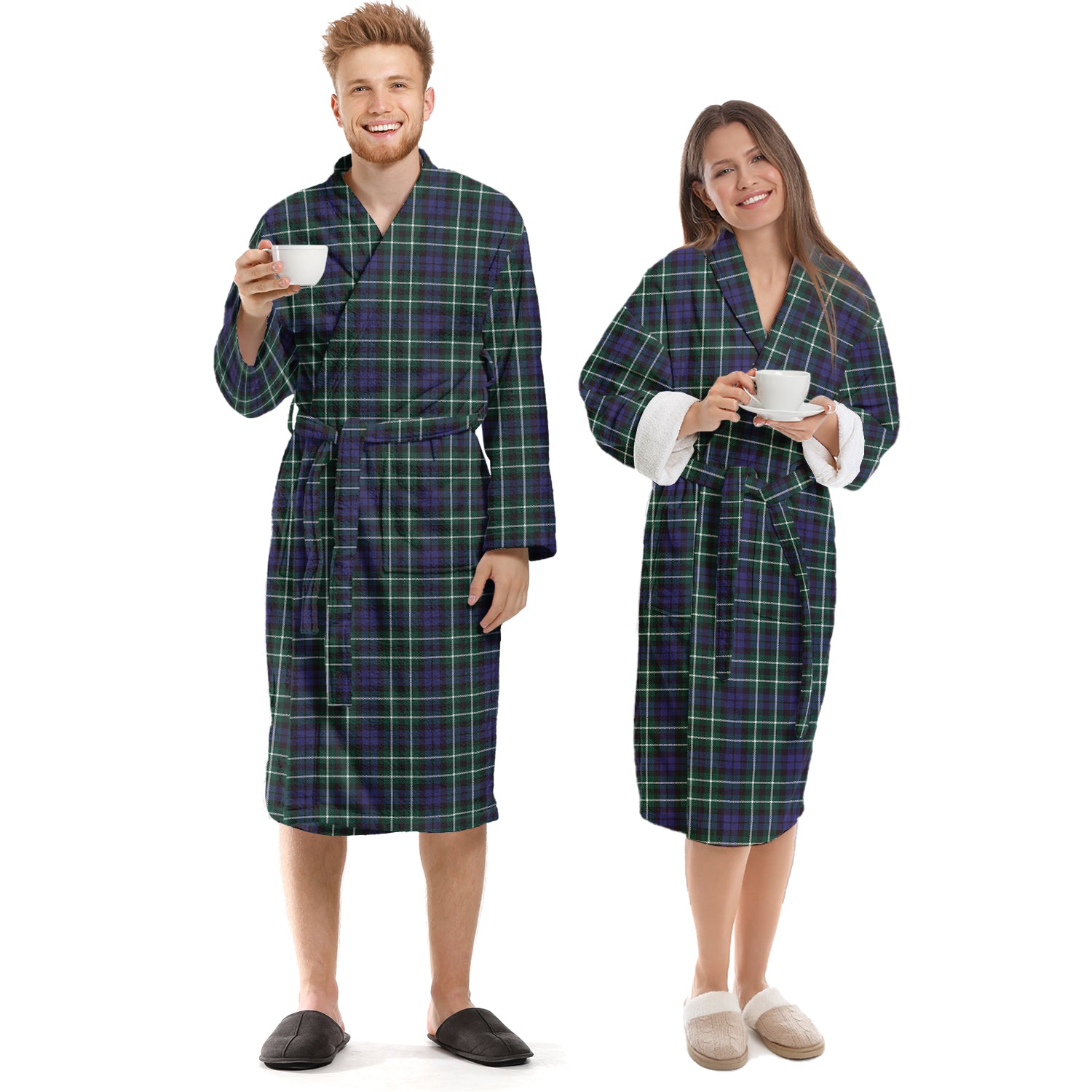 Allardice Tartan Bathrobe Unisex S - Tartan Vibes Clothing