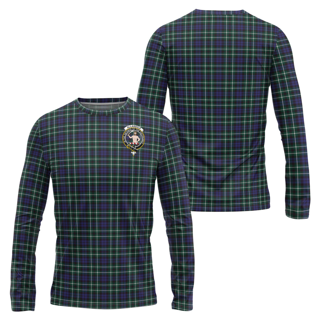 Allardice Tartan Long Sleeve T-Shirt with Family Crest Unisex - Tartanvibesclothing