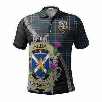 Allardice Tartan Family Crest Polo Shirt Lion Rampant Royal Thistle Shield Celtic Inspired Kid - Tartan Vibes Clothing