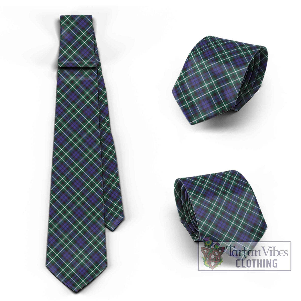 Allardice Tartan Classic Necktie Cross Style Necktie One Size - Tartan Vibes Clothing