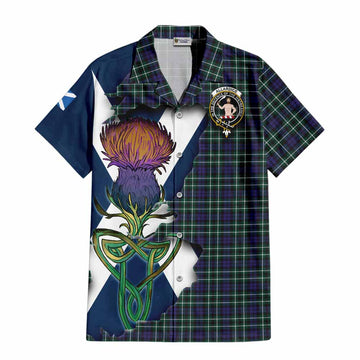 Allardice Tartan Family Crest Hawaiian Shirt Scottish Thistle Celtic Inspired Kid - Tartan Vibes Clothing