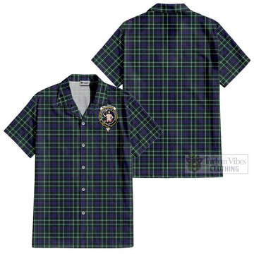 Allardice Tartan Cotton Hawaiian Shirt with Family Crest