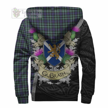 Allardice Tartan Family Crest Sherpa Hoodie Lion Rampant Royal Thistle Shield Celtic Inspired - Tartan Vibes Clothing