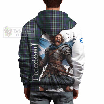 Allardice Crest Tartan Hoodie Inspired by the Freedom of Scottish Warrior