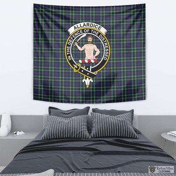 Allardice Tartan Tapestry Wall Hanging and Home Decor for Room with Family Crest - Tartan Vibes Clothing