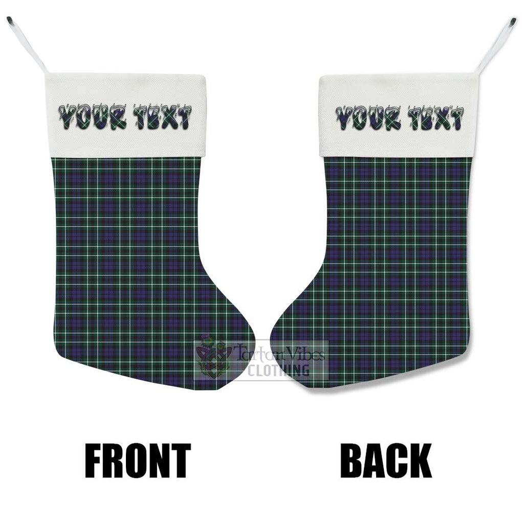 Tartan Vibes Clothing Allardice Tartan Christmas Stocking with Personalized Text