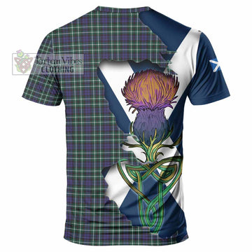 Allardice Tartan Family Crest T-Shirt Scottish Thistle Celtic Inspired - Tartan Vibes Clothing