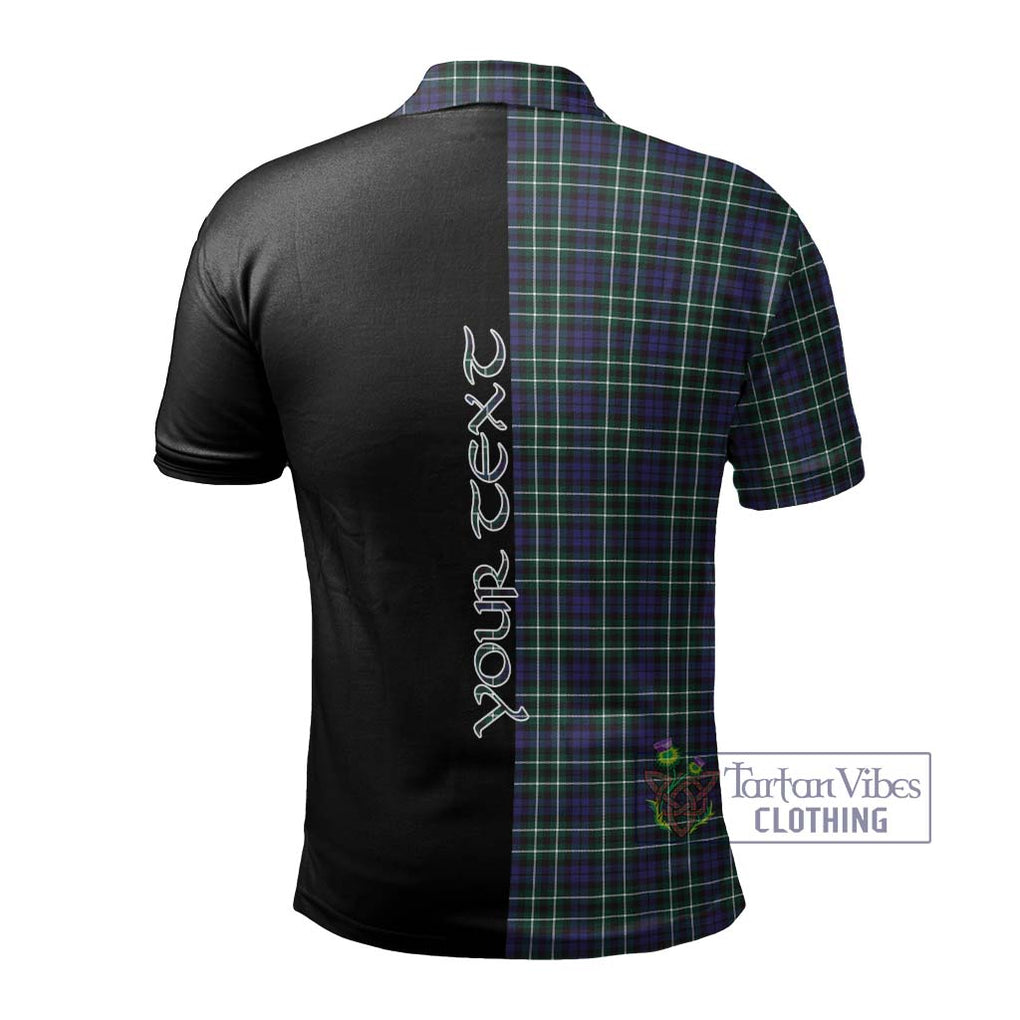 Allardice Tartan Polo Shirt with Family Crest and Half Of Me Style - Tartanvibesclothing Shop