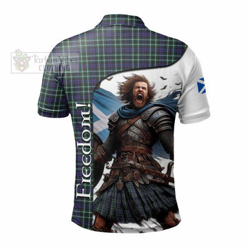 Allardice Crest Tartan Polo Shirt Inspired by the Freedom of Scottish Warrior