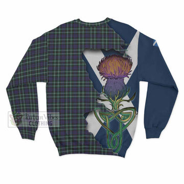 Allardice Tartan Family Crest Sweatshirt Scottish Thistle Celtic Inspired - Tartan Vibes Clothing