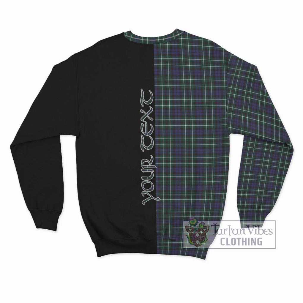 Allardice Tartan Sweatshirt with Family Crest and Half Of Me Style - Tartanvibesclothing Shop