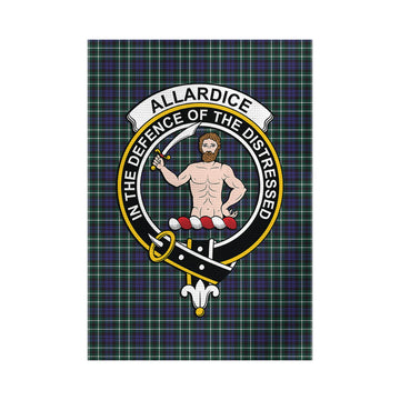 Allardice Tartan Garden Flag with Family Crest - Tartan Vibes Clothing