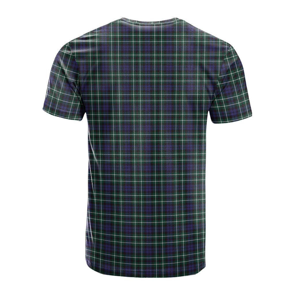 Allardice Tartan T-Shirt with Family Crest - Tartan Vibes Clothing