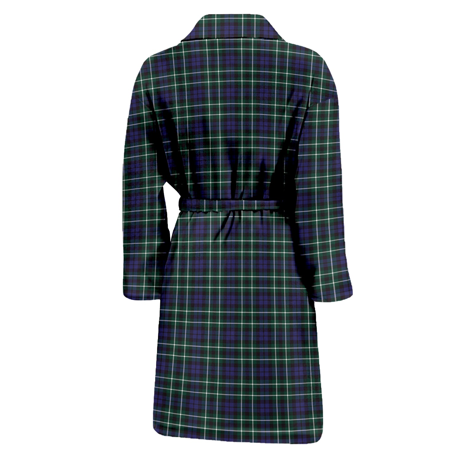 Allardice Tartan Bathrobe with Family Crest - Tartan Vibes Clothing