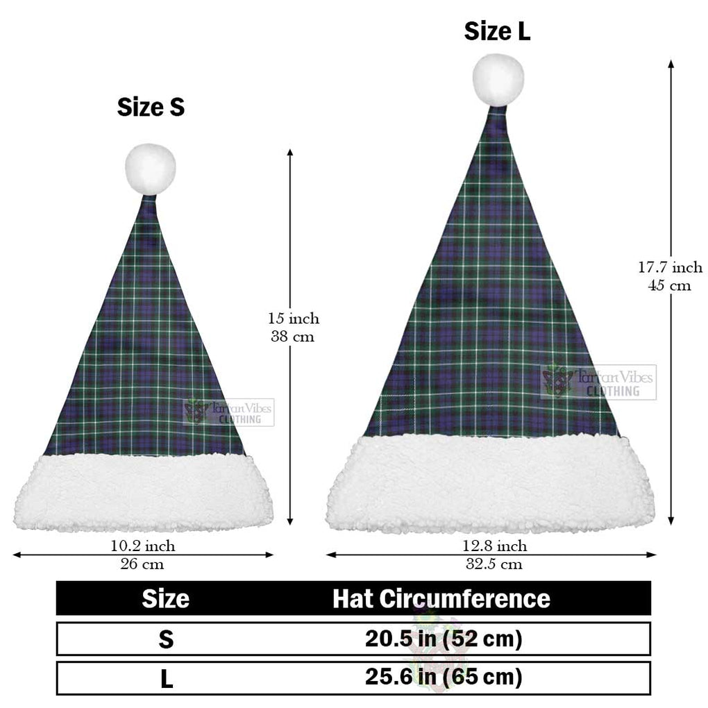 Allardice Tartan Christmas Santa Hats Christmas Hat L 25.6in (65cm) - Tartan Vibes Clothing