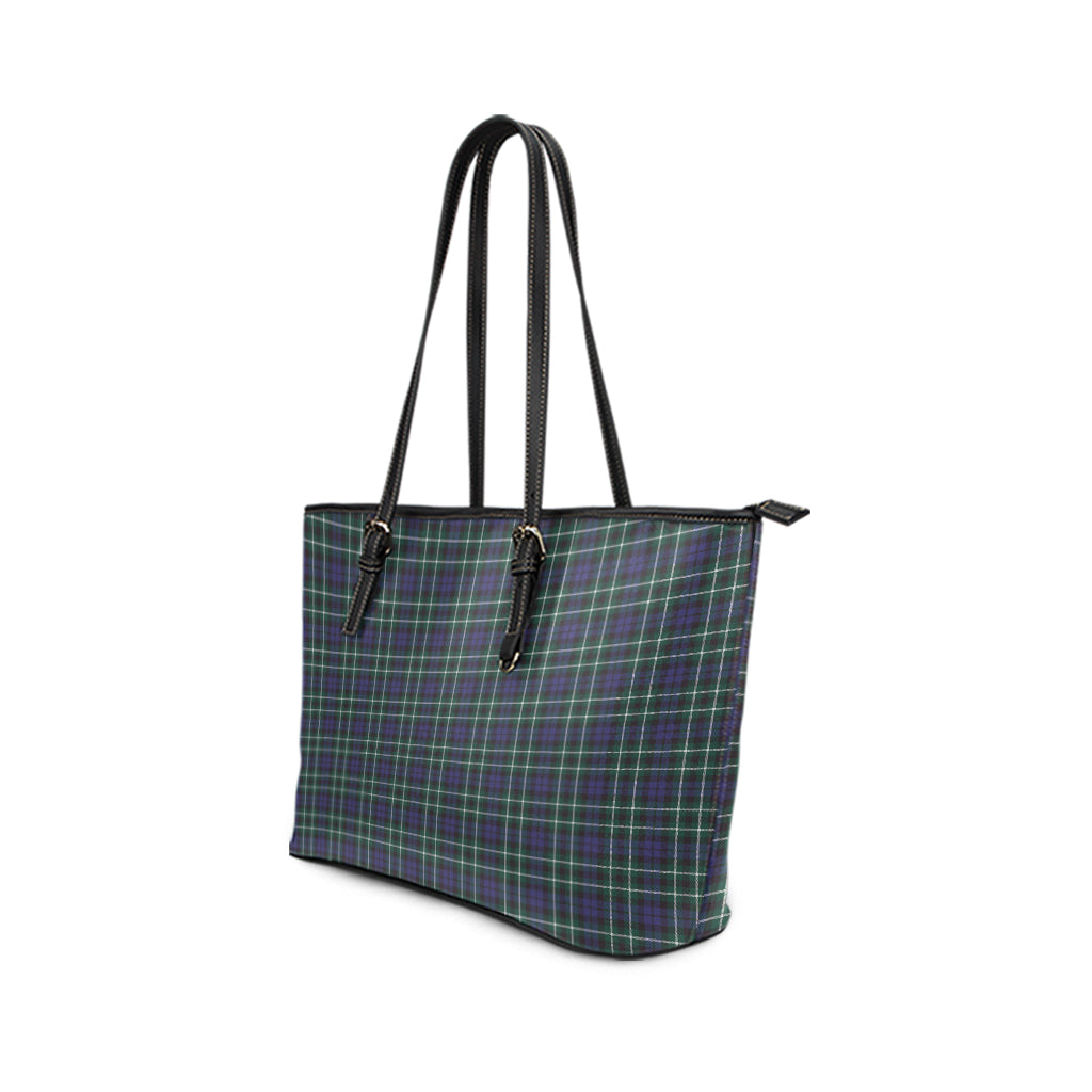 Allardice Tartan Leather Tote Bag - Tartanvibesclothing