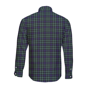 Allardice Tartan Long Sleeve Button Up Shirt with Family Crest