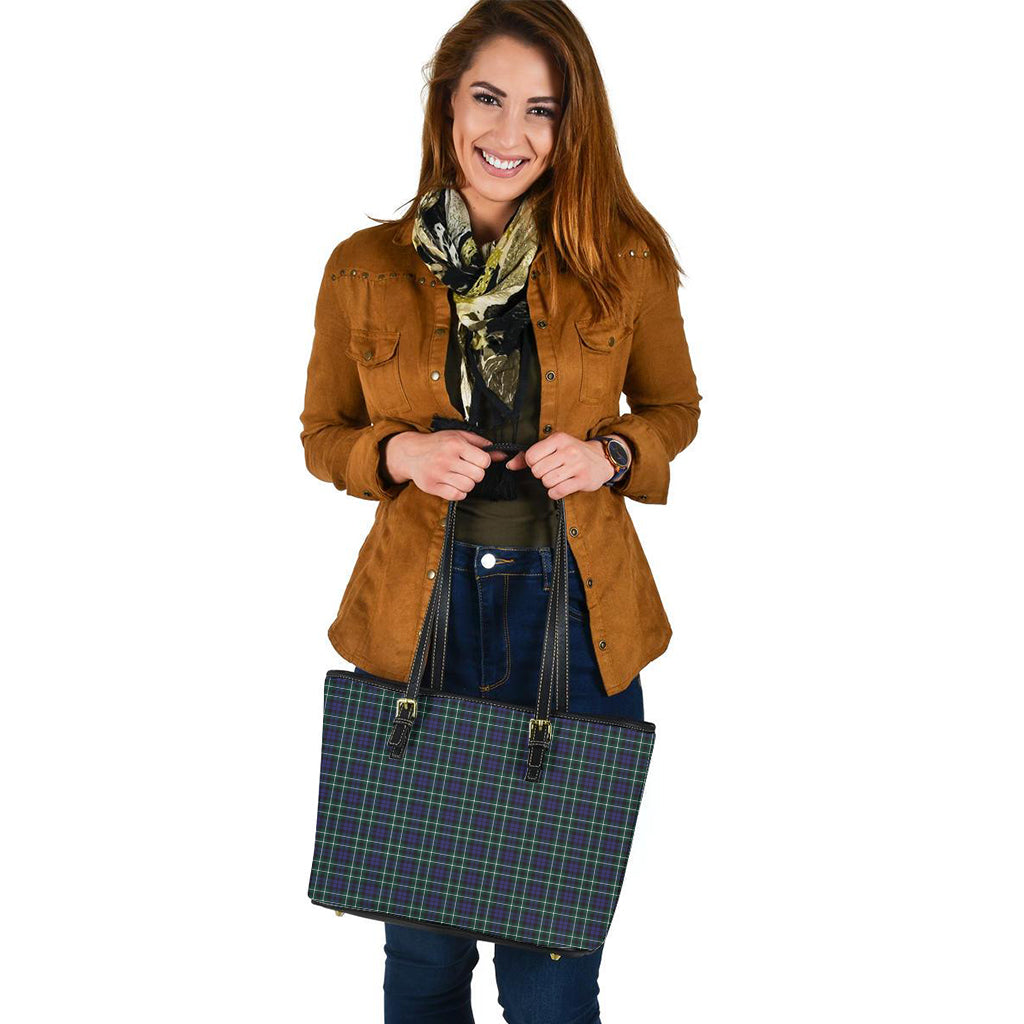 Allardice Tartan Leather Tote Bag - Tartanvibesclothing