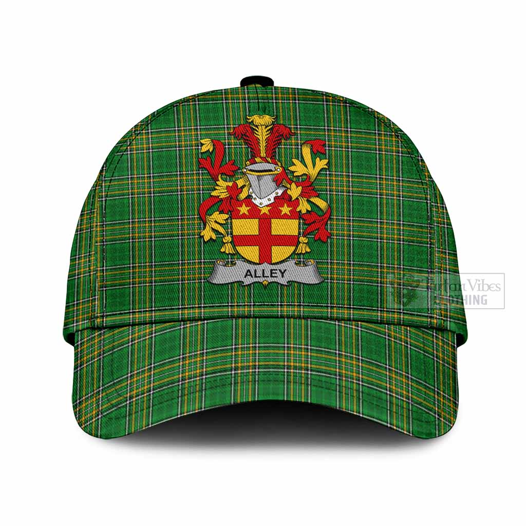 Tartan Vibes Clothing Alley Irish Clan Tartan Classic Cap with Coat of Arms