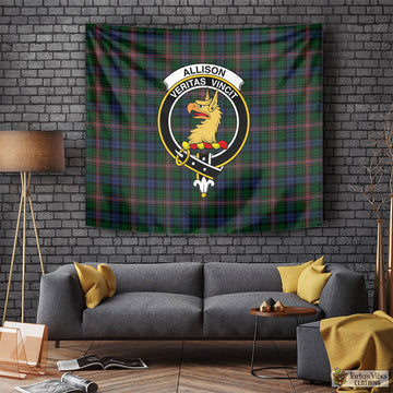 Allison Tartan Tapestry Wall Hanging and Home Decor for Room with Family Crest