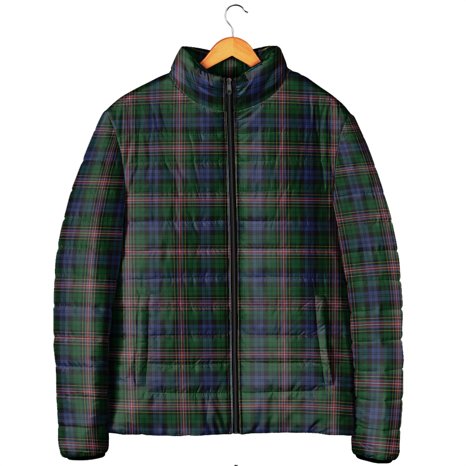 Allison Tartan Padded Jacket Men's Padded Jacket - Tartan Vibes Clothing