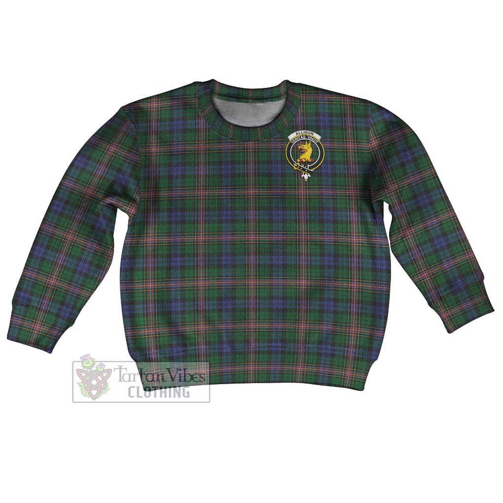 Tartan Vibes Clothing Allison Tartan Kid Ugly Sweater with Family Crest