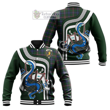 Allison Tartan Baseball Jacket with Epic Bagpipe Style