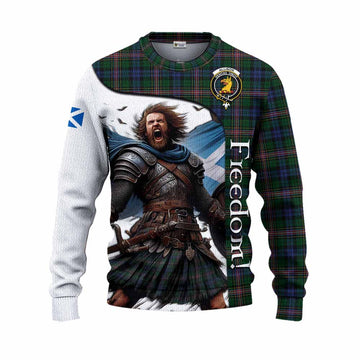 Allison Crest Tartan Knitted Sweater Inspired by the Freedom of Scottish Warrior