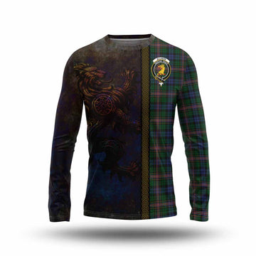 Allison Tartan Family Crest Long Sleeve T-Shirt Alba Gu Brath Be Brave Lion Ancient Style Unisex - Tartan Vibes Clothing
