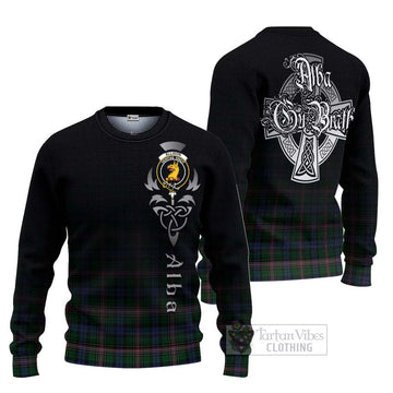 Allison Tartan Ugly Sweater Featuring Alba Gu Brath Family Crest Celtic Inspired