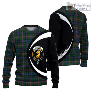 Allison Tartan Ugly Sweater with Family Crest Circle Style