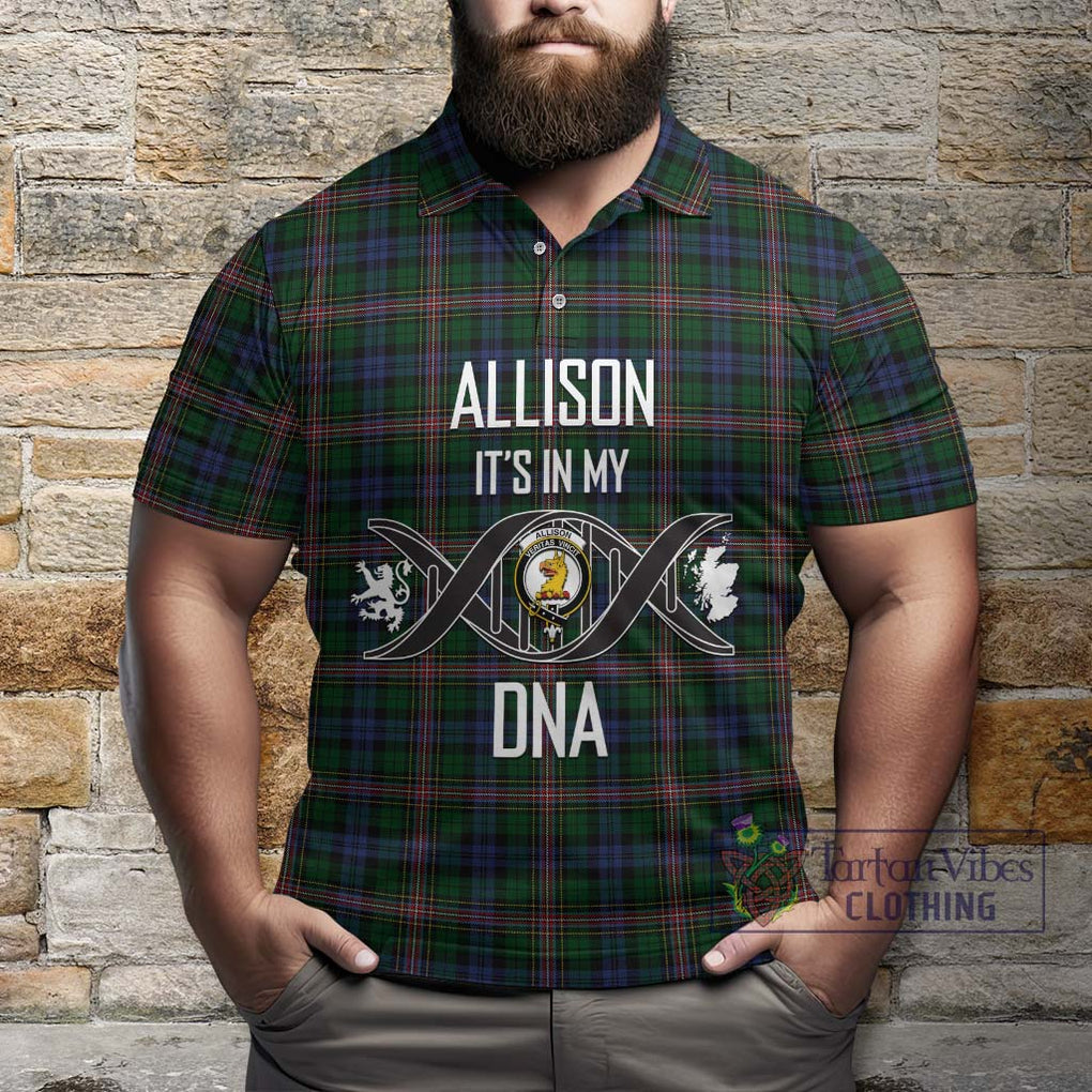 Allison Tartan Polo Shirt with Family Crest DNA In Me Style Kid - Tartanvibesclothing Shop