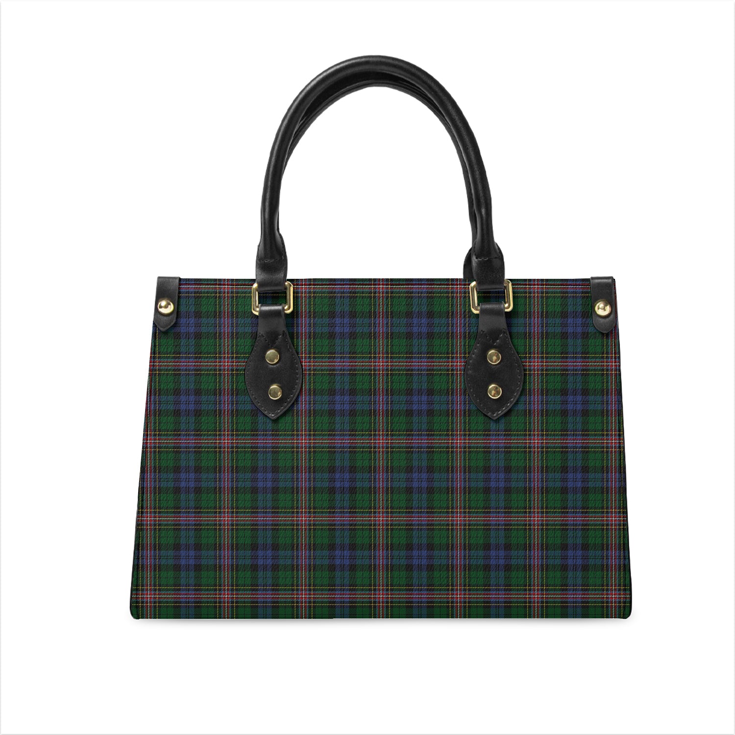 Allison Tartan Leather Bag One Size 29*11*20 cm - Tartanvibesclothing