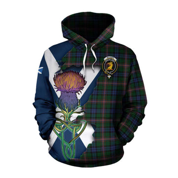 Allison Tartan Family Crest Cotton Hoodie Scottish Thistle Celtic Inspired Pullover Hoodie XS - Tartan Vibes Clothing