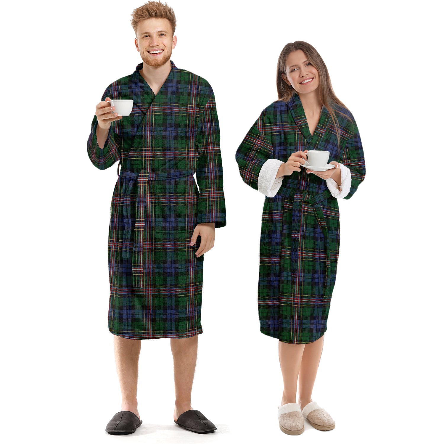 Allison Tartan Bathrobe Unisex S - Tartan Vibes Clothing