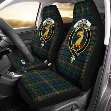 Allison Tartan Car Seat Cover with Family Crest One Size - Tartan Vibes Clothing