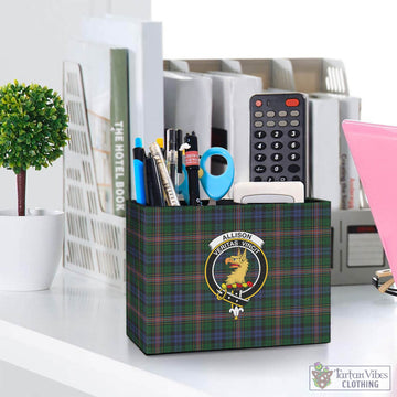 Allison Tartan Pen Holder with Family Crest