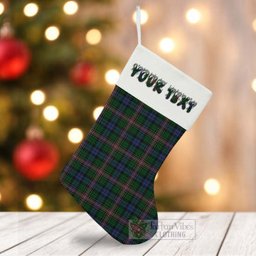 Allison Tartan Christmas Stocking with Personalized Text