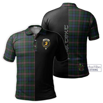 Allison Tartan Polo Shirt with Family Crest and Half Of Me Style