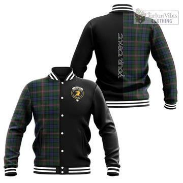 Allison Tartan Baseball Jacket with Family Crest and Half Of Me Style