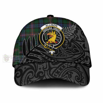 Allison Tartan Classic Cap with New Zealand Silver Fern Half Style