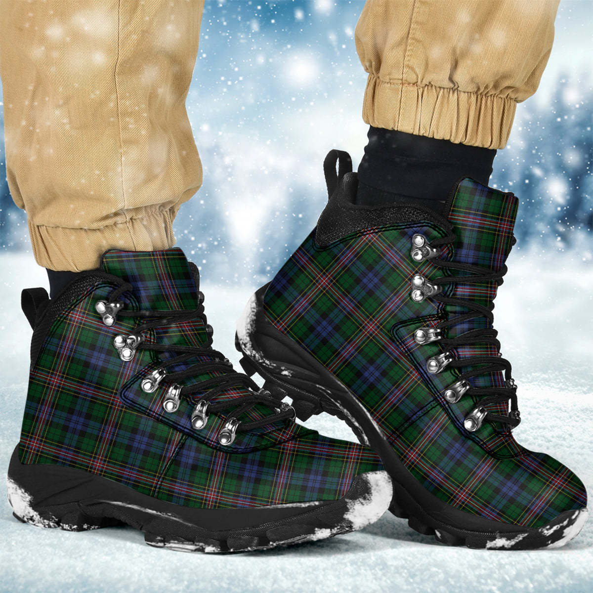 Allison Tartan Alpine Boots - Tartanvibesclothing