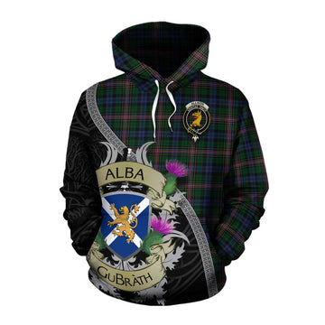 Allison Tartan Family Crest Cotton Hoodie Lion Rampant Royal Thistle Shield Celtic Inspired Pullover Hoodie XS - Tartan Vibes Clothing