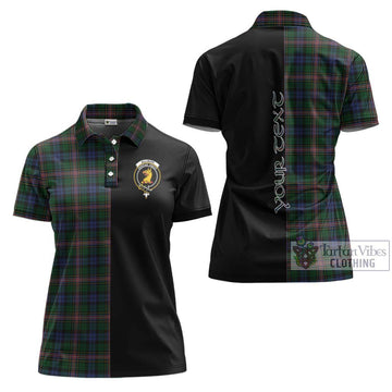 Allison Tartan Women's Polo Shirt with Family Crest and Half Of Me Style